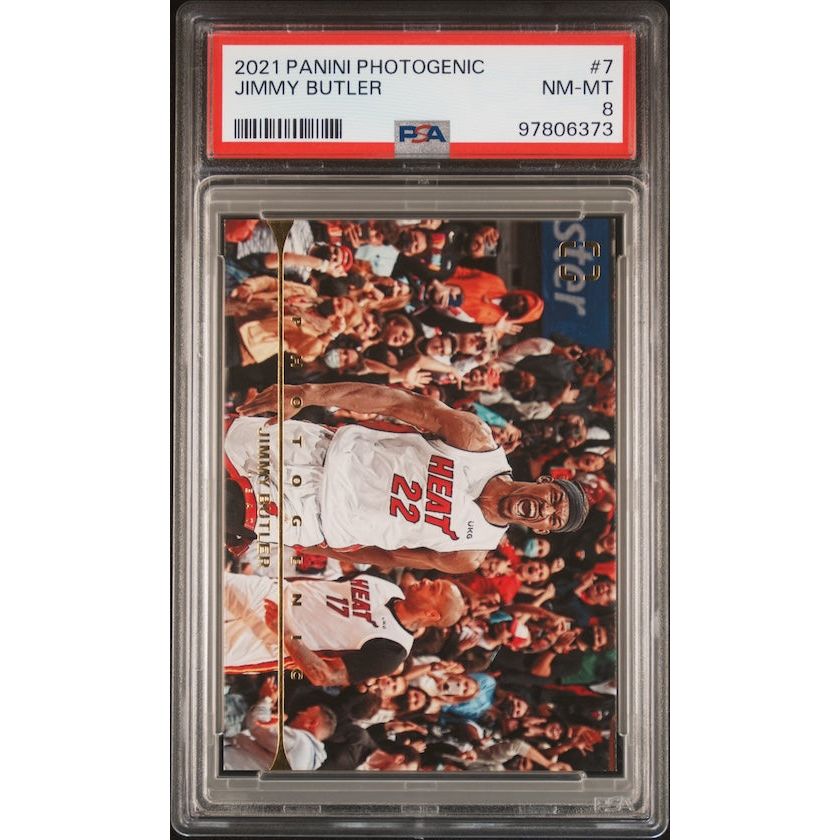 2021 Panini Photogenic #7 Jimmy Butler PSA 8