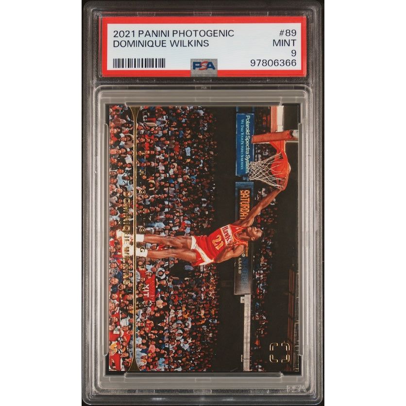 2021 Panini Photogenic #89 Dominique Wilkins PSA 9