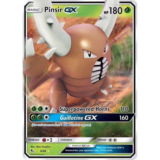 Hidden Fates - 6/68 Pinsir GX Ultra Rare