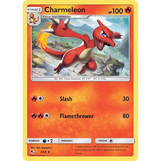 Hidden Fates - 8/68 Charmeleon Uncommon