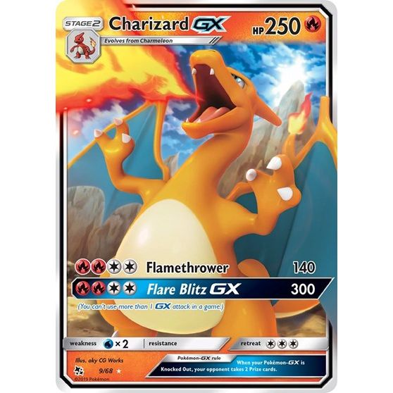 Hidden Fates - 9/68 Charizard GX Ultra Rare