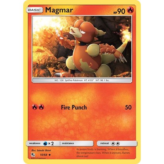 Hidden Fates - 10/68 Magmar Uncommon