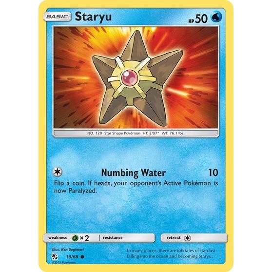 Hidden Fates - 13/68 Staryu Common