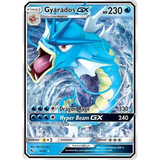 Hidden Fates - 16/68 Gyarados GX Ultra Rare