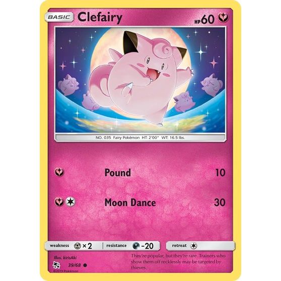 Hidden Fates - 39/68 Clefairy Common