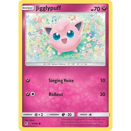 Hidden Fates - 41/68 Jigglypuff Common