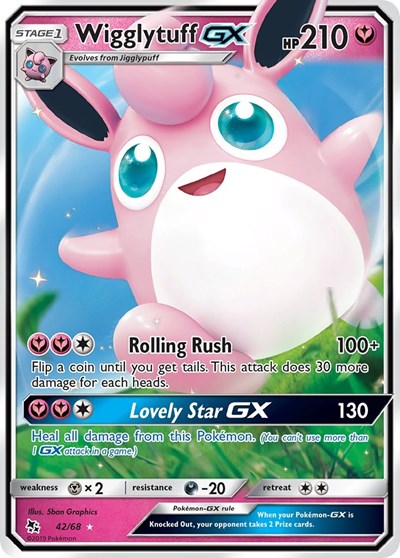 Hidden Fates - 042/068 Wigglytuff GX Ultra Rare