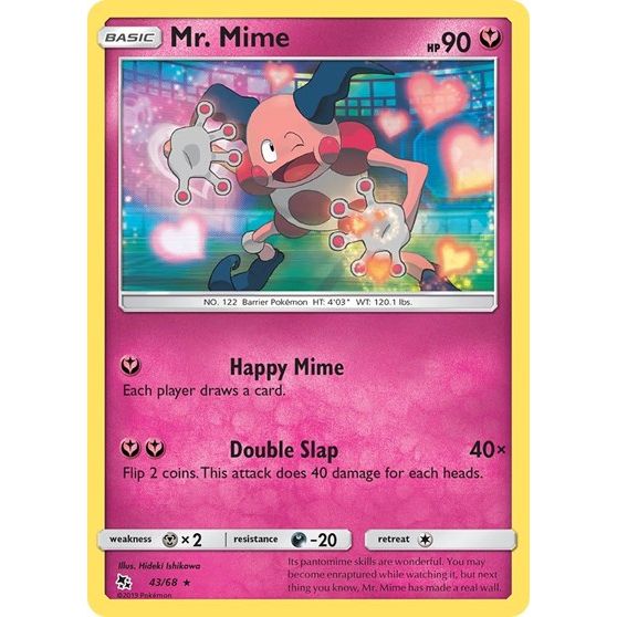 Hidden Fates - 43/68 Mr. Mime Rare