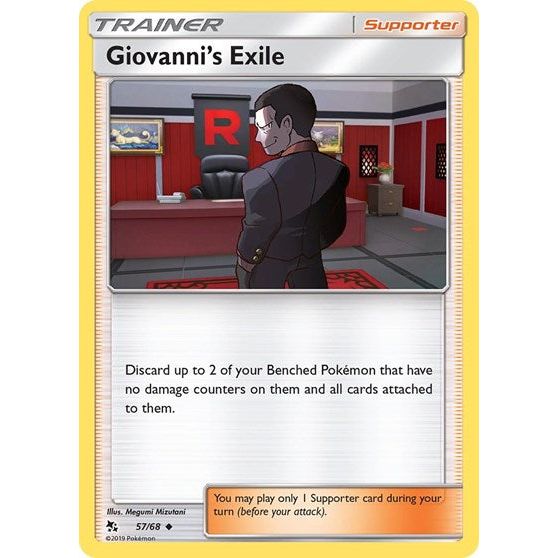 Hidden Fates - 57/68 Giovanni's Exile Uncommon