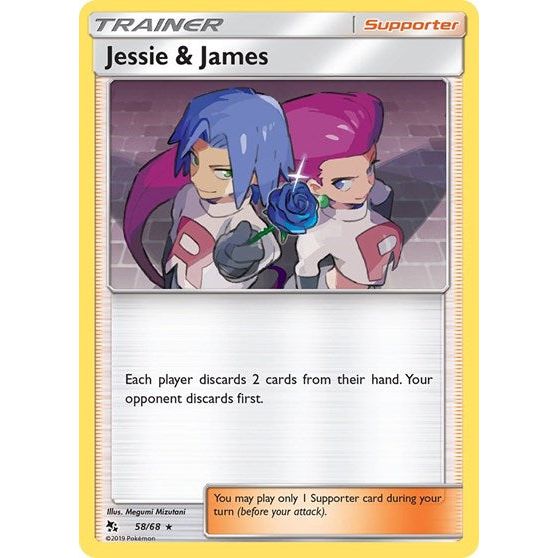 Hidden Fates - 58/68 Jessie & James Holo Rare