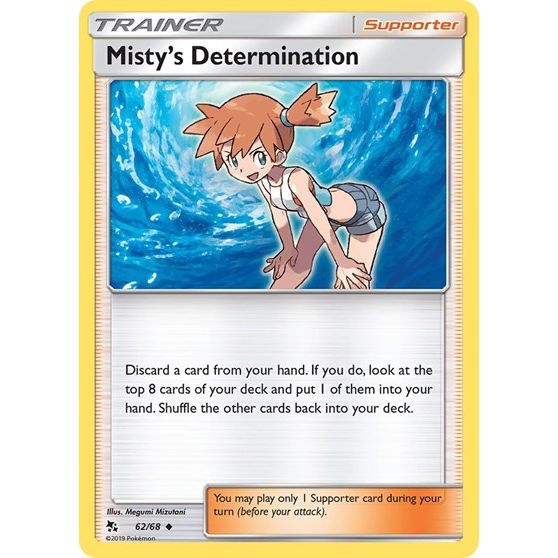 Hidden Fates - 62/68 Misty's Determination Uncommon