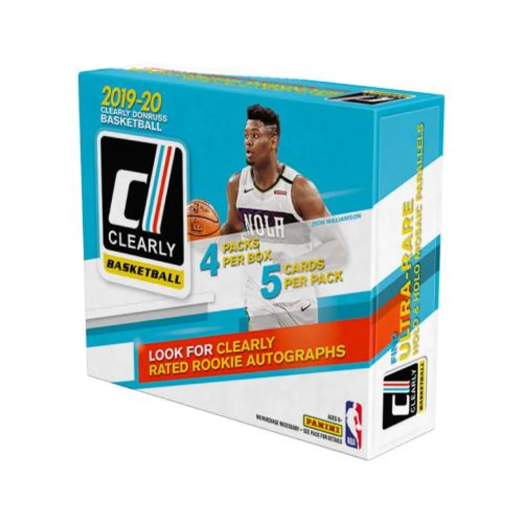 2019-20 Panini NBA Donruss Clearly Basketball Hobby Box