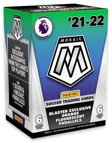 2021-22 Panini Mosaic EPL Soccer Blaster Box