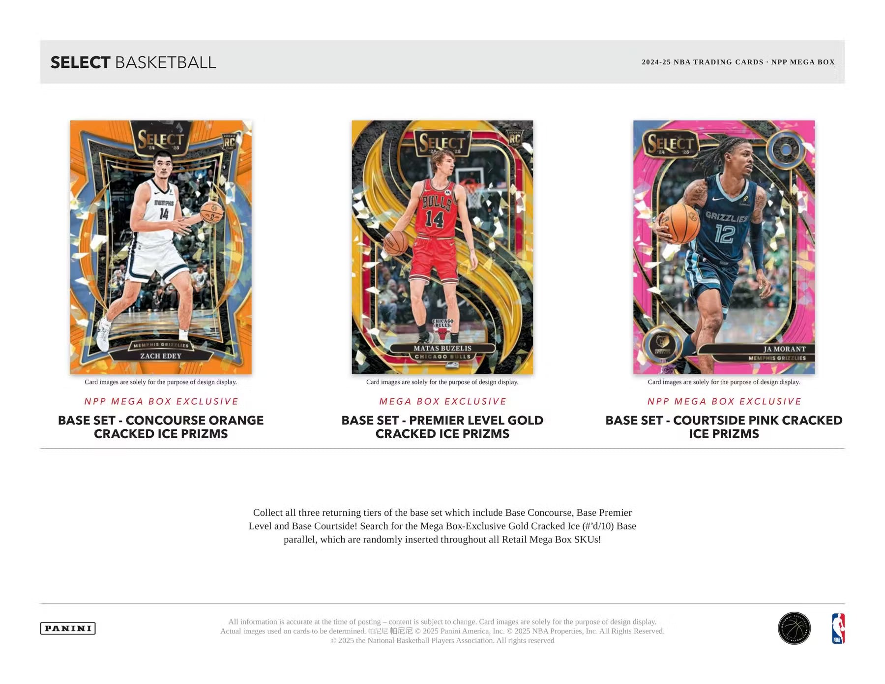 2024-25 Panini NBA Select Basketball Mega Box