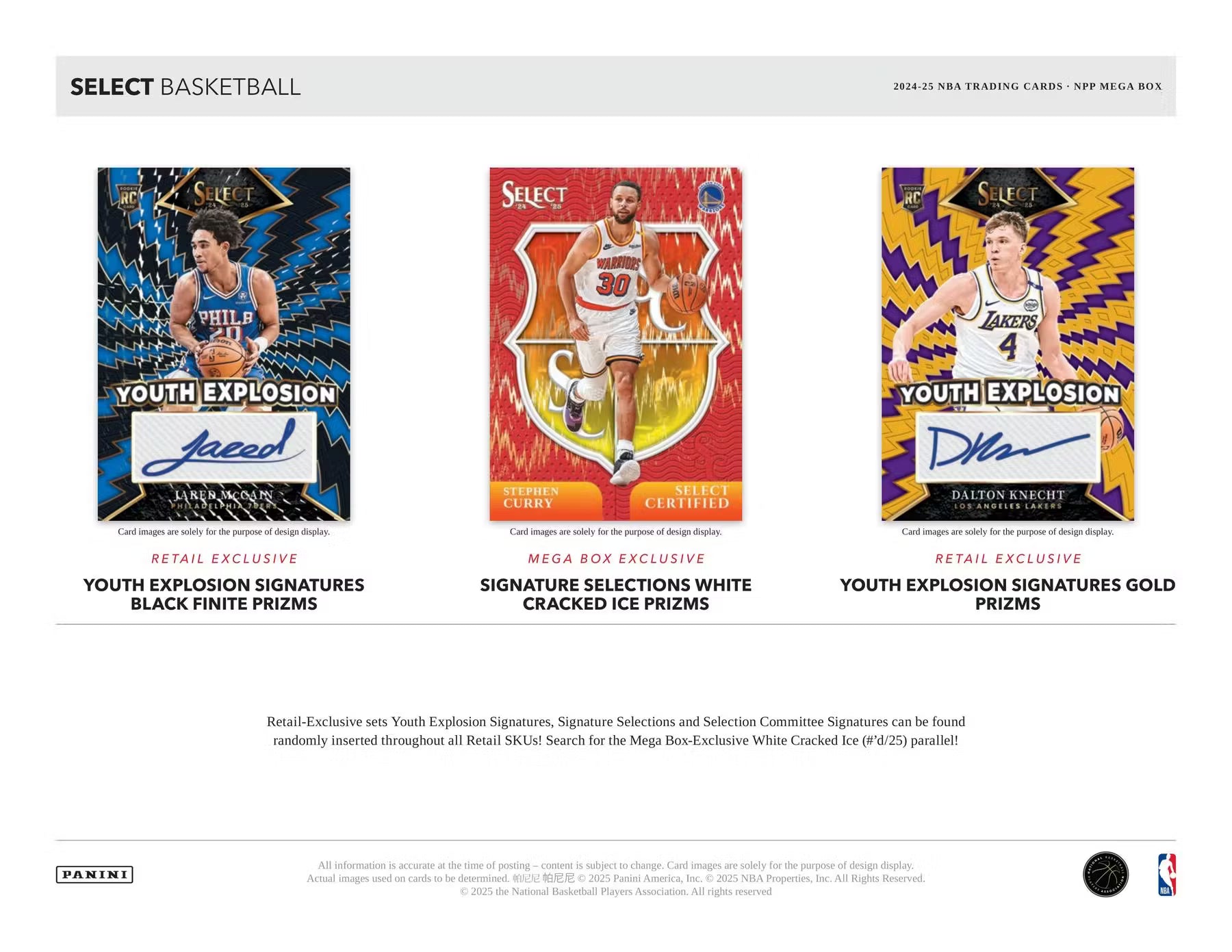 2024-25 Panini NBA Select Basketball Mega Box