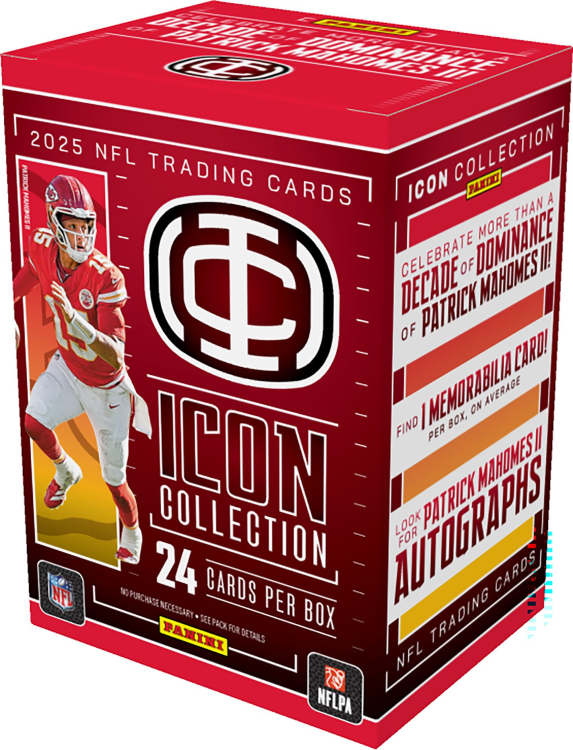 2025 Panini Patrick Mahomes II Icon Collection Football NFL Blaster Box