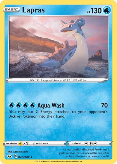 Sword & Shield - 048/202 Lapras Rare