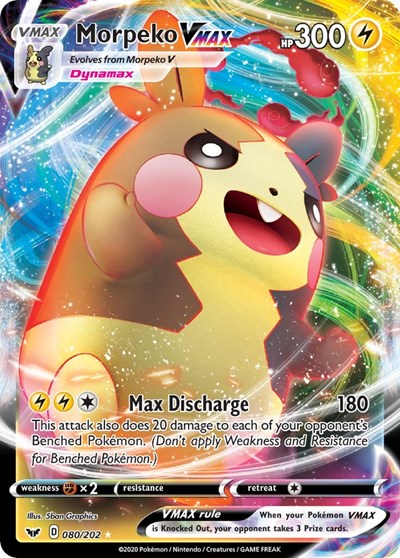 Sword & Shield - 080/202 Morpeko VMAX Ultra Rare