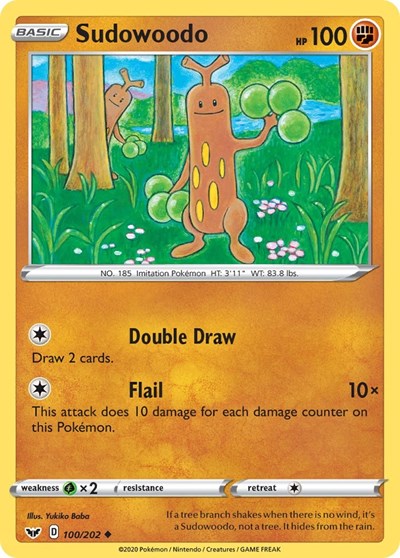 Sword & Shield - 100/202 Sudowoodo Uncommon