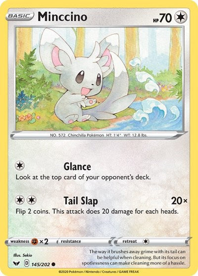 Sword & Shield - 145/202 Minccino Common