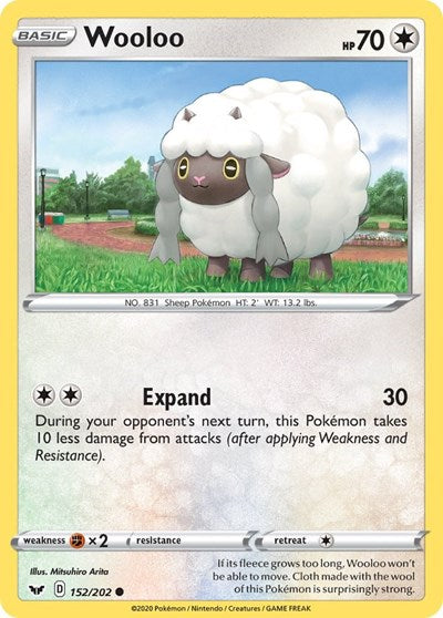 Sword & Shield - 152/202 Wooloo Common