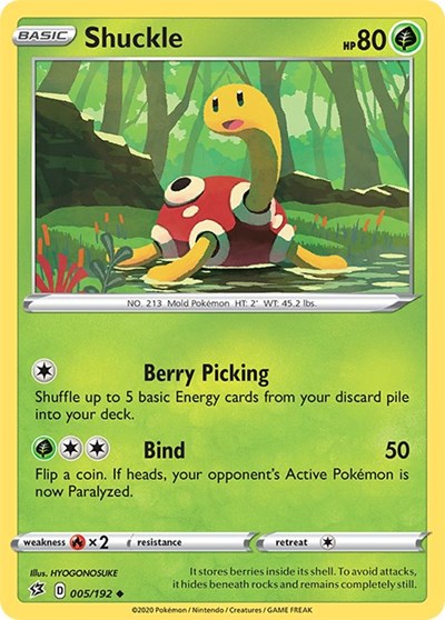 Sword & Shield Rebel Clash - 005/192 Shuckle Uncommon