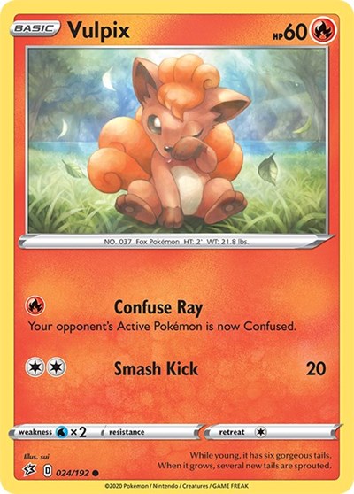 Sword & Shield Rebel Clash - 024/192 Vulpix Common