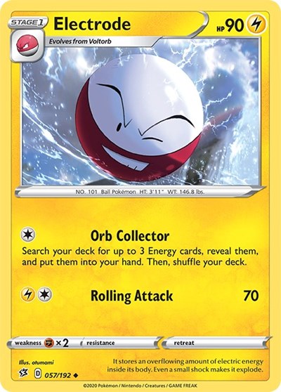 Sword & Shield Rebel Clash - 057/192 Electrode Uncommon