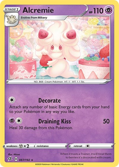 Sword & Shield Rebel Clash - 087/192 Alcremie Rare