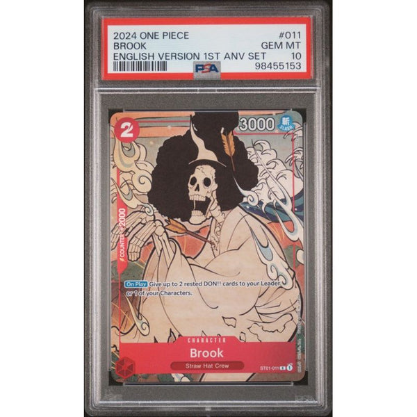 【PSA10】ワンピース 英語 ブルック 1st Anniversary Brook (English Version 1st Anniversary Set) - One Piece Promotion