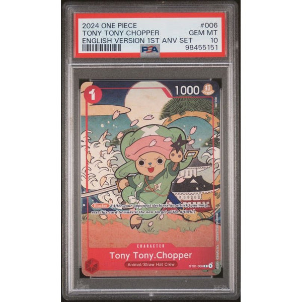 2024 One Piece English Version 1st Anniversary Set #006 Tony Tony Chop