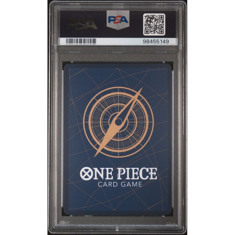 one piece card game barnes and noble 2024 One Piece English Version 1st Anniversary Set #017 Nico Robin PSA