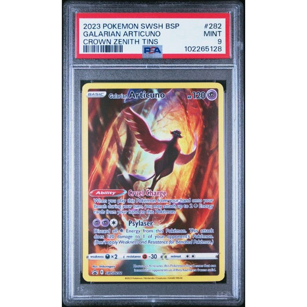 2023 Pokemon Swsh Black Star Promo #282 Galarian Articuno Crown Zenith