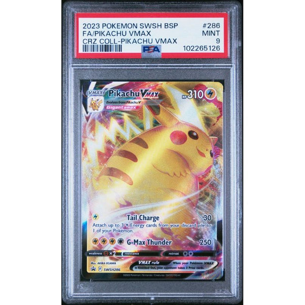 2023 Pokemon Swsh Black Star Promo #286 Fa/Pikachu Vmax Crz Coll-Pikac