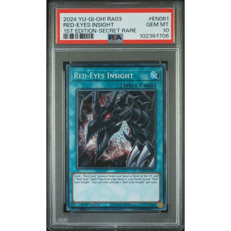 2024 Yu-Gi-Oh! Ra03-Quarter Century Bonanza #EN061 Red-Eyes Insight 1s