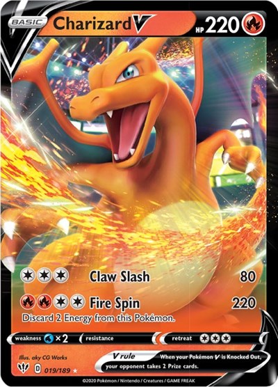 Sword & Shield Darkness Ablaze - 019/189 Charizard V Ultra Rare