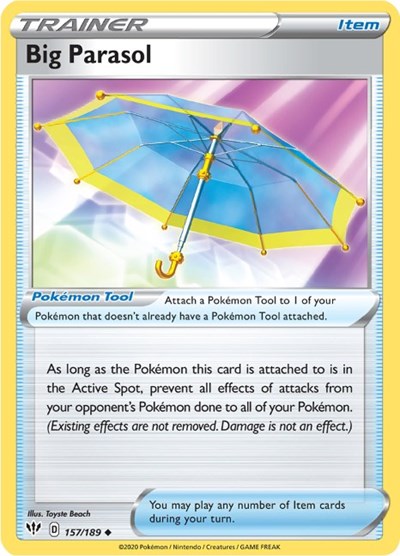 Sword & Shield Darkness Ablaze - 157/189 Big Parasol Uncommon