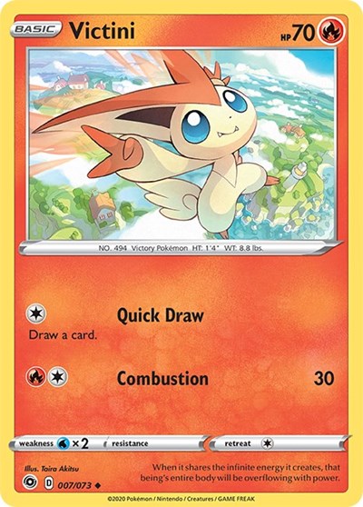 Champions Path - 007/073 Victini Uncommon