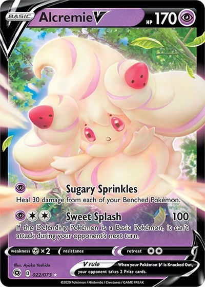 Champions Path - 022/073 Alcremie V Ultra Rare