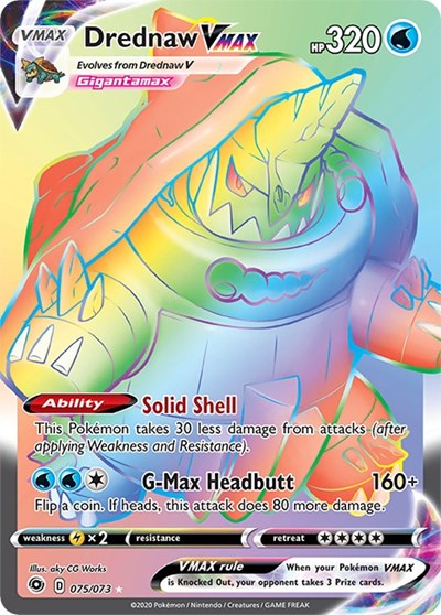 Champions Path - 075/073 Drednaw VMAX Secret Rare