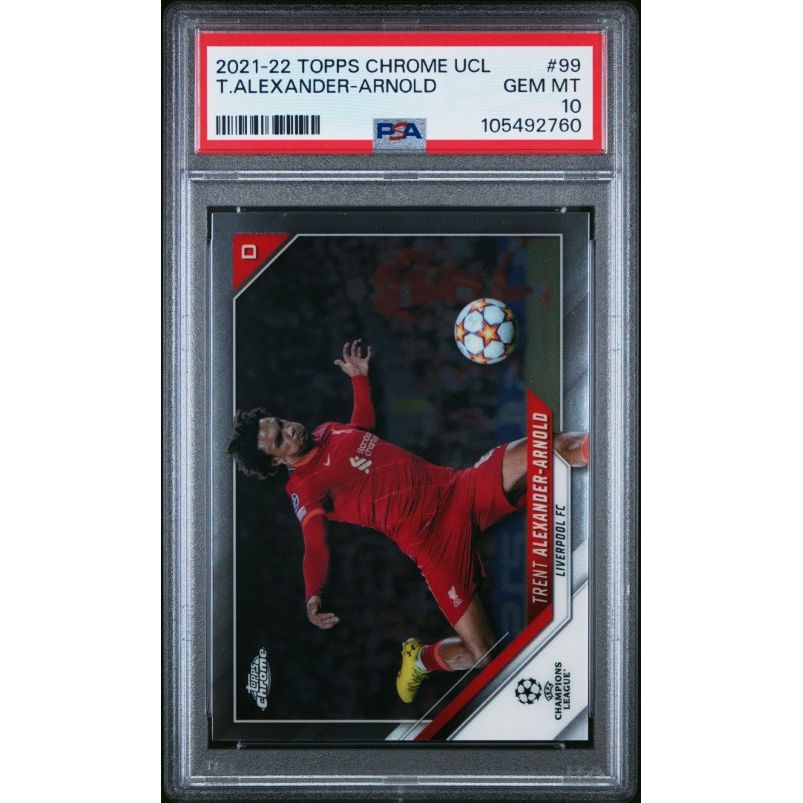 2021 Topps Chrome Uefa Champions League #99 T.Alexander-Arnold PSA 10