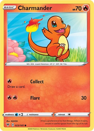 Sword & Shield Vivid Voltage - 023/185 Charmander Common