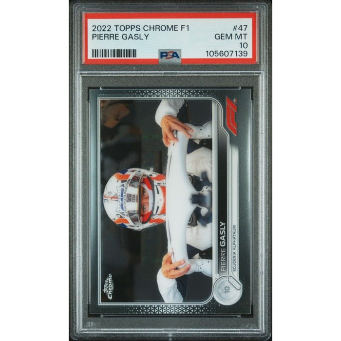 2022 Topps Chrome Formula 1 #47 Pierre Gasly PSA 10
