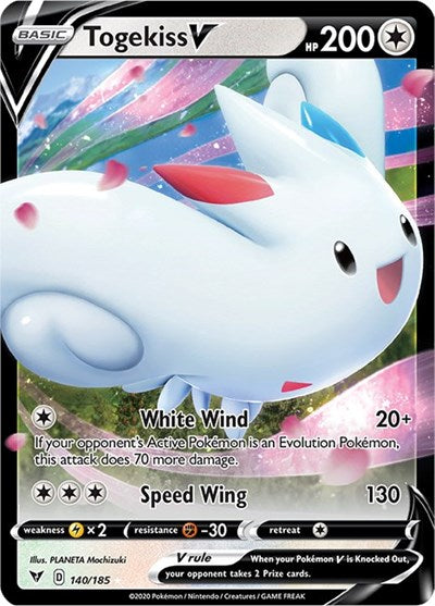 Sword & Shield Vivid Voltage - 140/185 Togekiss V Ultra Rare