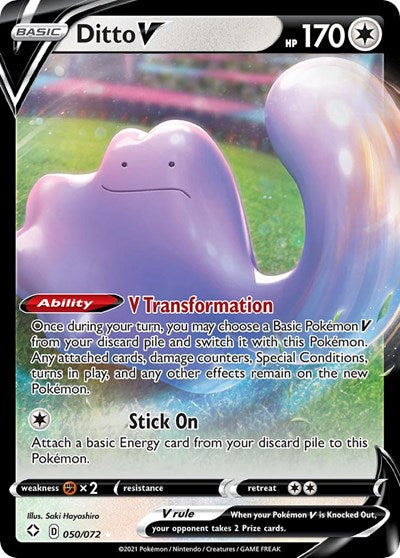 Shining Fates - 050/072 Ditto V Ultra Rare