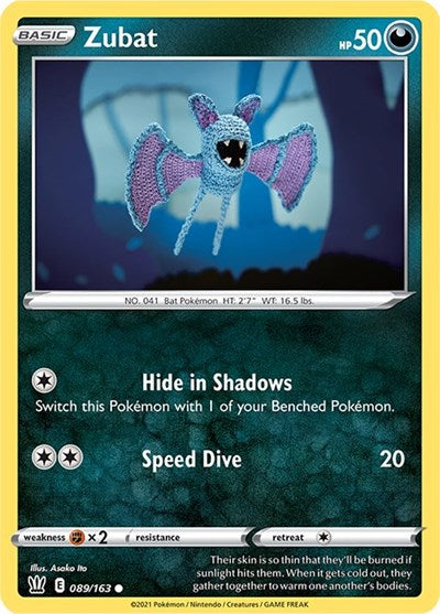 Sword & Shield Battle Styles - 089/163 Zubat Common