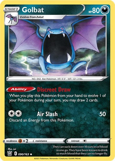 Sword & Shield Battle Styles - 090/163 Golbat Uncommon