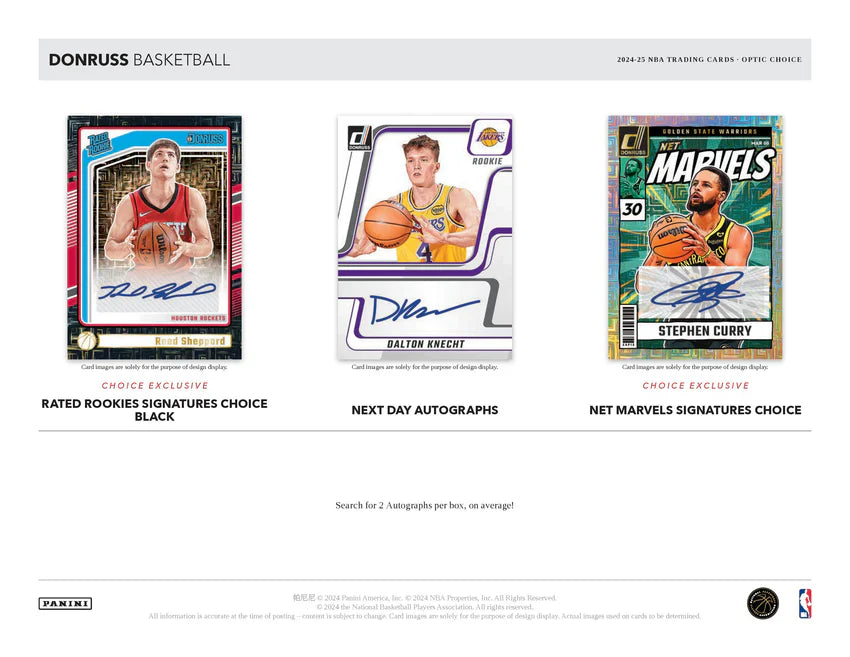 2024-25 Panini NBA Donruss Basketball Choice Hobby Box