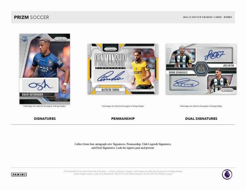 2024-25 Panini EPL Prizm Premier League Soccer Hobby Box