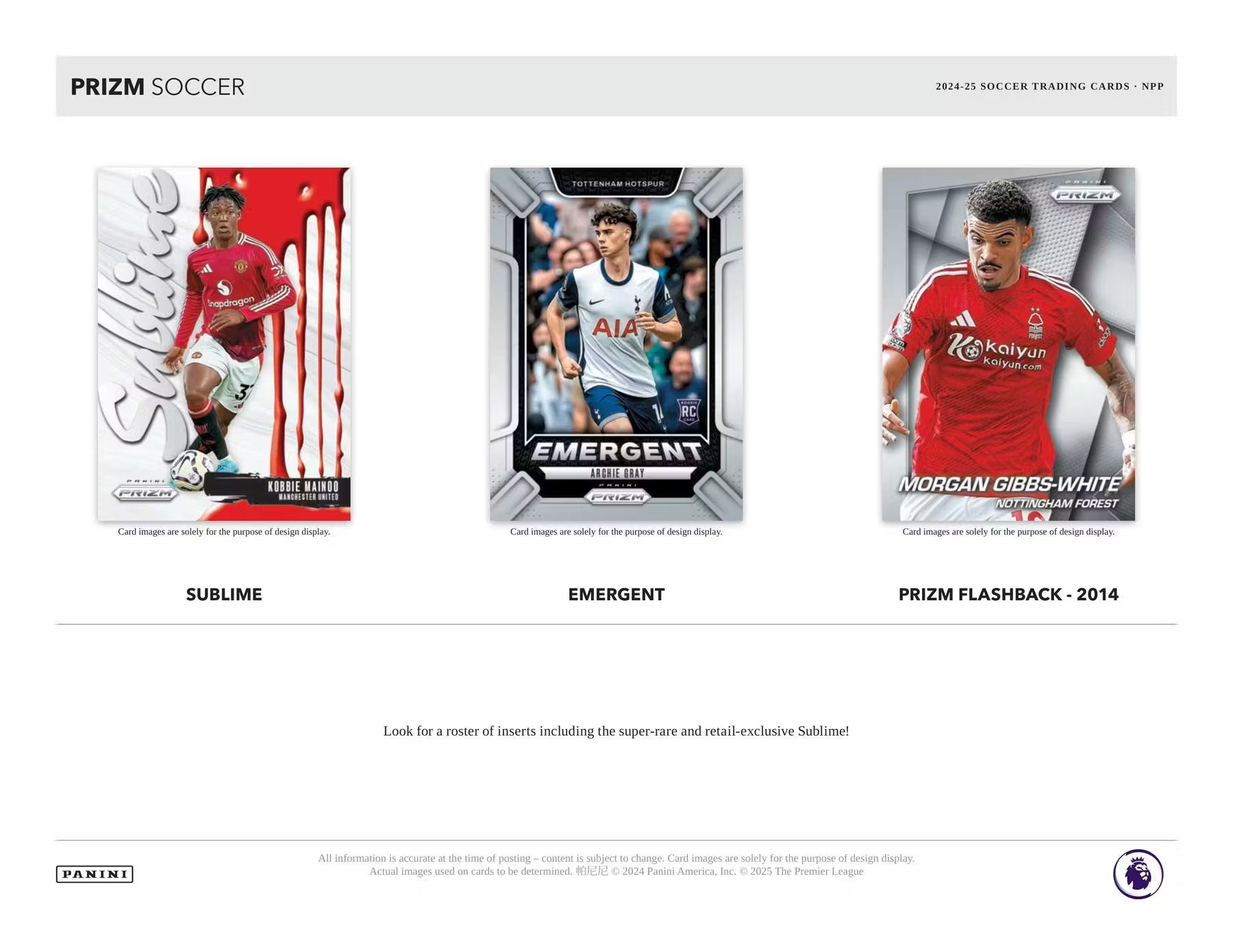 2024-25 Panini EPL Prizm Soccer Blaster Box